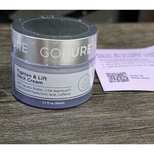 (Authentic) GoPure Tighten & Lift Neck Firming Cream - 1.7 oz SEALED